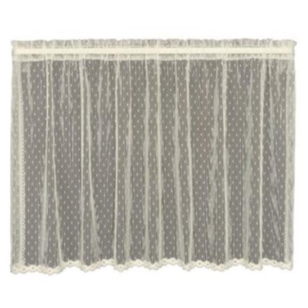 Heritage Lace Point D Esprit Tier with Hem Trim; Ecru - 60 x 30 in. 8610E-6030HT - main